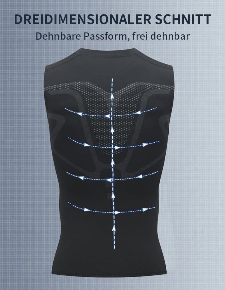 🔥LAST DAY SPECIAL PRICE: 29.9$ ! 💪 Ionic Shaping Vest – Compression & Cooling – Body Contouring & Sleeveless – Invisible Under Clothes 🕶️