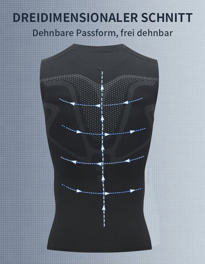 🔥LAST DAY SPECIAL PRICE: 29.9$ ! 💪 Ionic Shaping Vest – Compression & Cooling – Body Contouring & Sleeveless – Invisible Under Clothes 🕶️