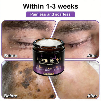 ✨Made and Shipped from USA ✨Biotin 10-in-1 Skin Restoration Cream 🍀