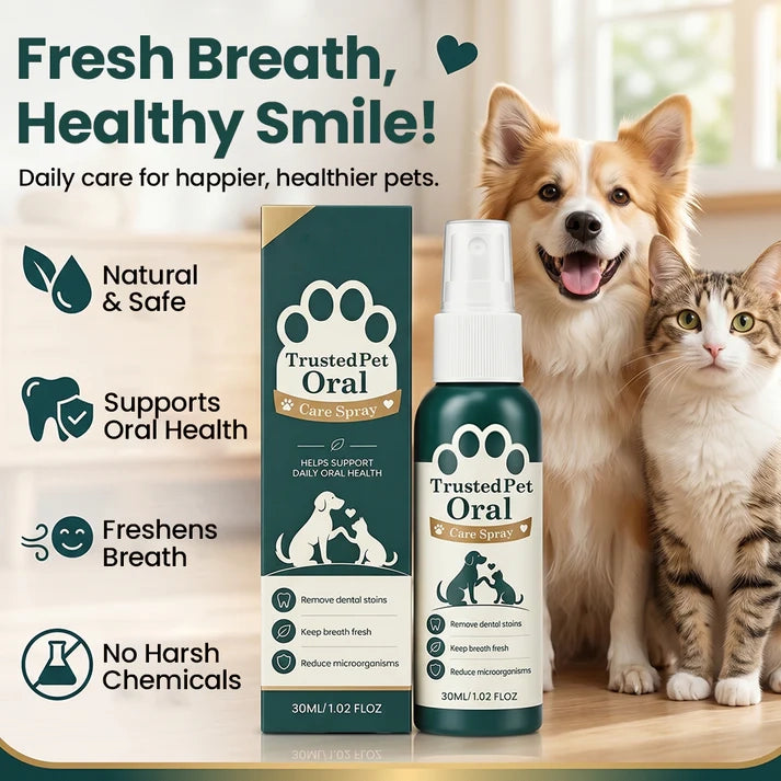 TrustedPet Oral Care Spray - Easy Daily Dental Support