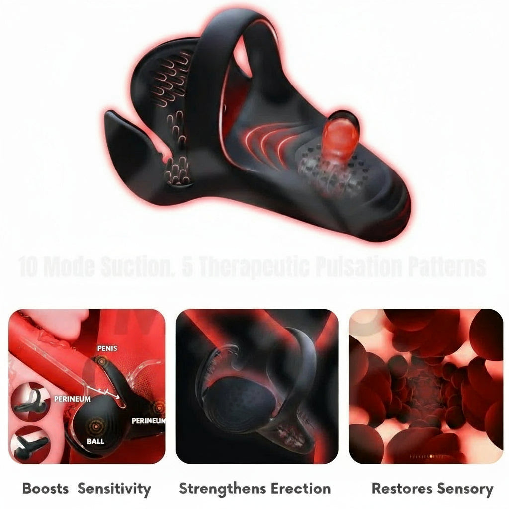 VitalEngine Pro-The #1 5-in-1 at-home trainer that reverses ED; PE with advanced precision