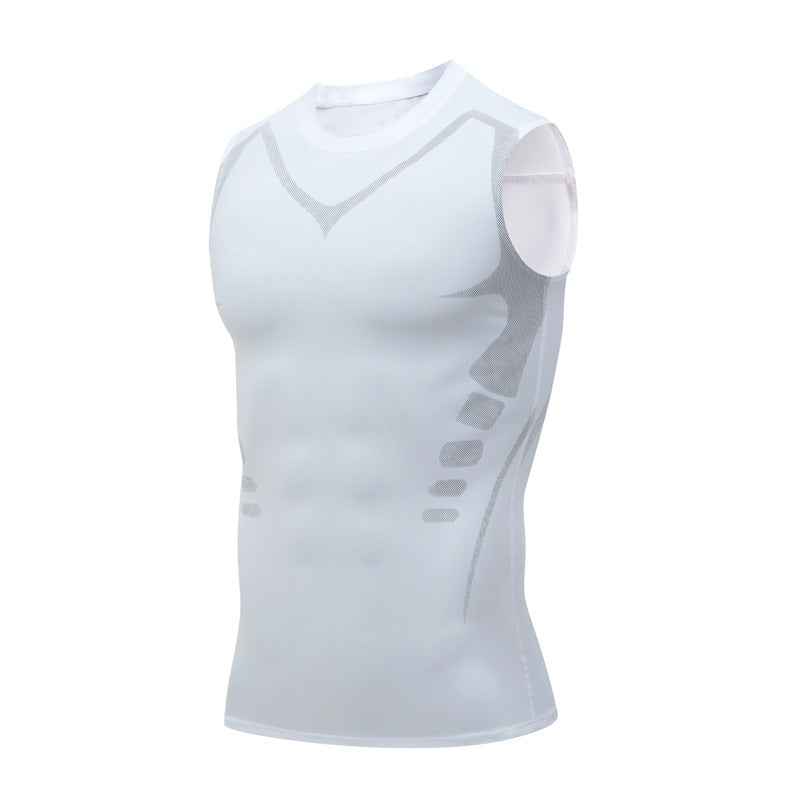 🔥LAST DAY SPECIAL PRICE: 29.9$ ! 💪 Ionic Shaping Vest – Compression & Cooling – Body Contouring & Sleeveless – Invisible Under Clothes 🕶️