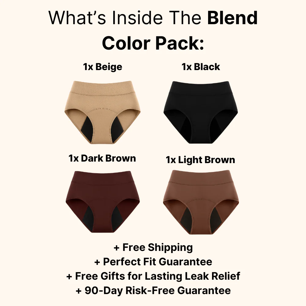 100% Leak-Proof Underwear 4-pack(Free Shipping✈)