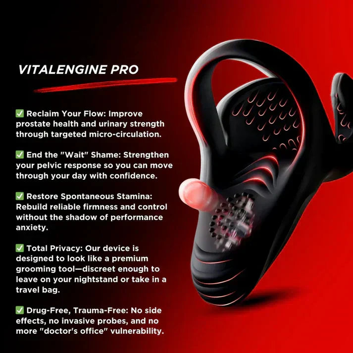 VitalEngine Pro-The #1 5-in-1 at-home trainer that reverses ED; PE with advanced precision