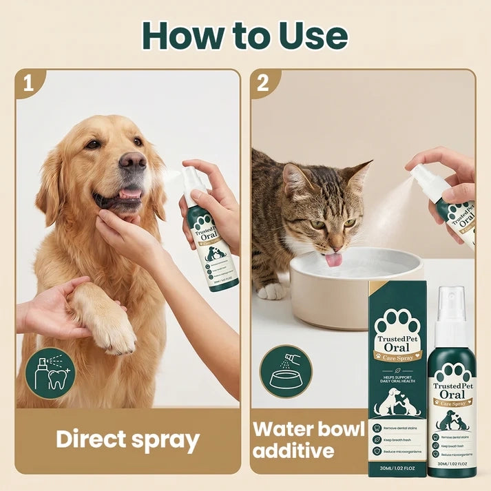 TrustedPet Oral Care Spray - Easy Daily Dental Support