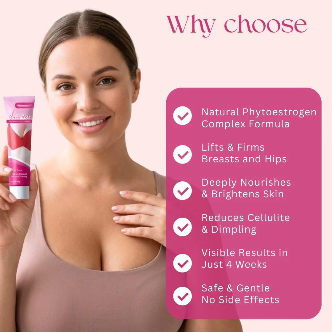 CurvLift Enhancement Cream🌱 Your Plant-Powered Sculptor: The Phytoestrogen Complex That Naturally Lifts & Reshapes Curves.