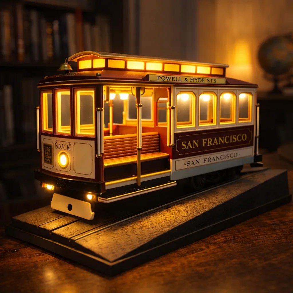 🔥LAST DAY 50% OFF - 🚋 San Francisco Cable Car Lamp