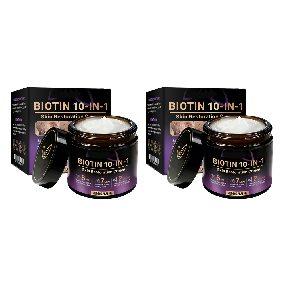 ✨Made and Shipped from USA ✨Biotin 10-in-1 Skin Restoration Cream 🍀