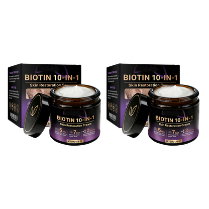 ✨Made and Shipped from USA ✨Biotin 10-in-1 Skin Restoration Cream 🍀