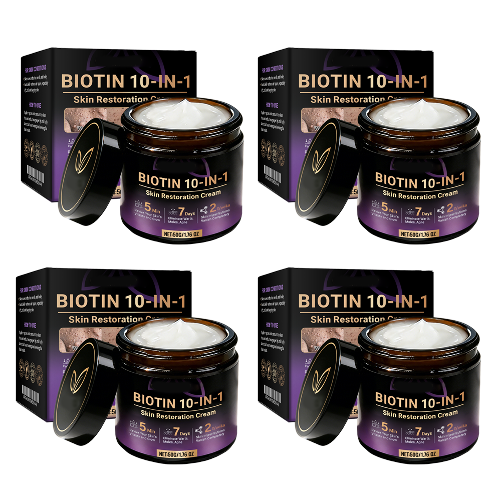 ✨Made and Shipped from USA ✨Biotin 10-in-1 Skin Restoration Cream 🍀