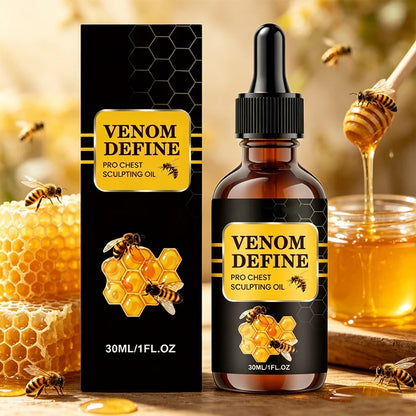 🔥 MEN’S CHEST-CONTOUR UPGRADE💪 VenomDefine Pro Chest Sculpting Oil 🐝 Daily Bee Venom Support for a Firmer-Looking, More Defined Chest
