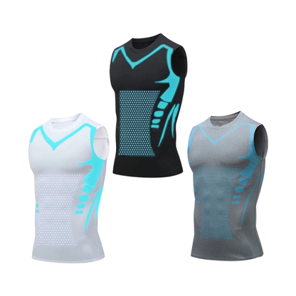 🔥LAST DAY SPECIAL PRICE: 29.9$ ! 💪 Ionic Shaping Vest – Compression & Cooling – Body Contouring & Sleeveless – Invisible Under Clothes 🕶️