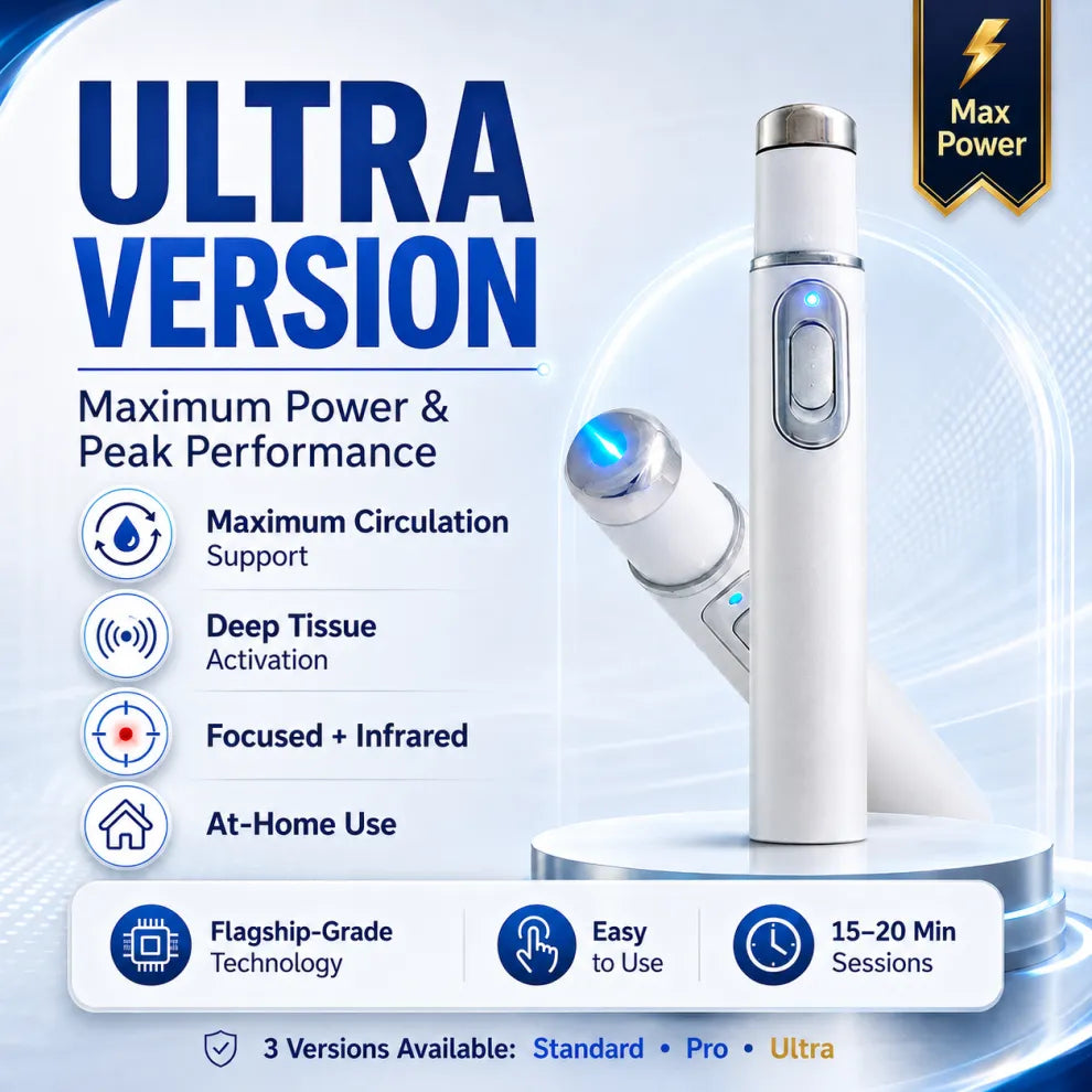 Advanced Acoustic Shockwave Therapy restores penile tissue health to enhance rise rigidity, stamina, and male performance confidence, relieving muscle pain, joint stiffness, tendon discomfort