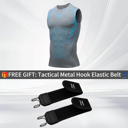 🔥LAST DAY SPECIAL PRICE: 29.9$ ! 💪 Ionic Shaping Vest – Compression & Cooling – Body Contouring & Sleeveless – Invisible Under Clothes 🕶️