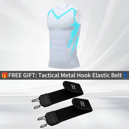 🔥LAST DAY SPECIAL PRICE: 29.9$ ! 💪 Ionic Shaping Vest – Compression & Cooling – Body Contouring & Sleeveless – Invisible Under Clothes 🕶️