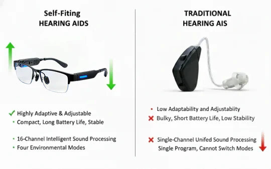 🔥Limited-Time Holiday Special Offer🔥TIWORLD™ Clear Hearing, AI Smart Hearing Aid Glasses【Intelligent Zoom 100°-500° (Auto Recognition)】