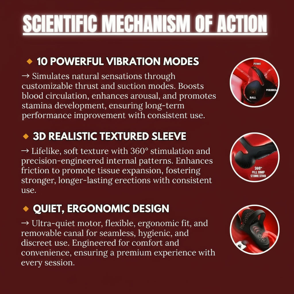 VitalEngine Pro-The #1 5-in-1 at-home trainer that reverses ED; PE with advanced precision