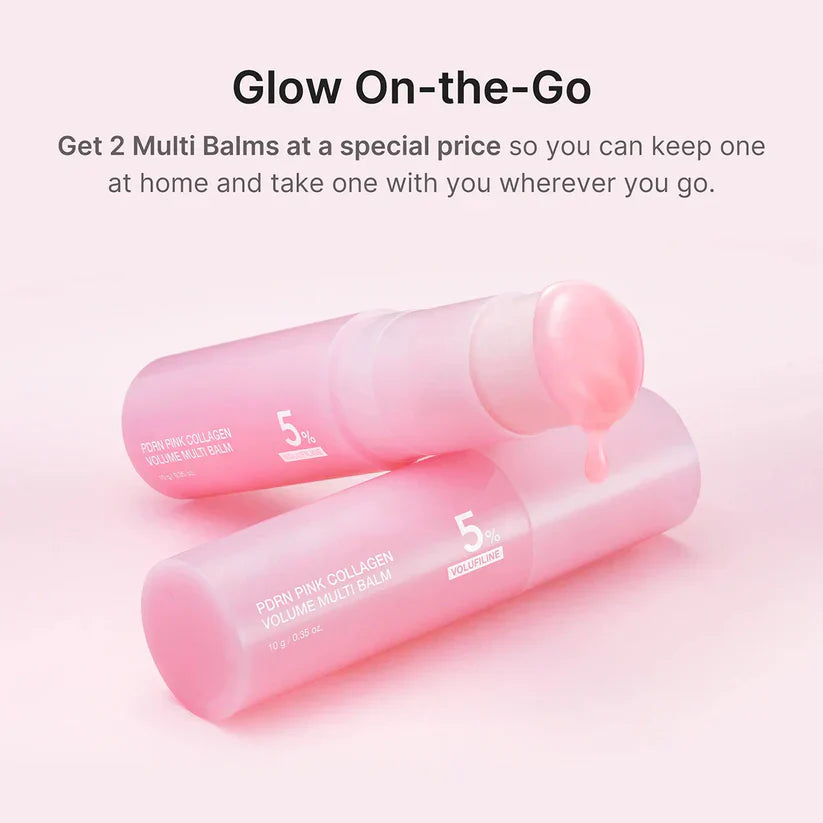 🔥LAST DAY 60% OFF🎁 Korean PDRN Pink Collagen Volume Multi Balm