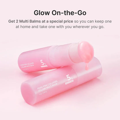 🔥LAST DAY 60% OFF🎁 Korean PDRN Pink Collagen Volume Multi Balm