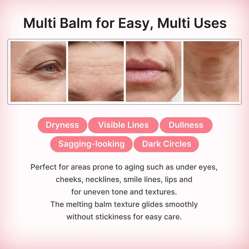 🔥LAST DAY 60% OFF🎁 Korean PDRN Pink Collagen Volume Multi Balm
