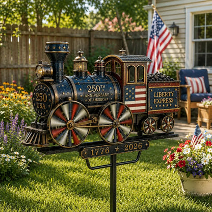 🔥Limited time 55% OFF🔥🚂USA 250 “Liberty Express” Train Garden Wind Spinner -✈️ (Free Delivery Fee)