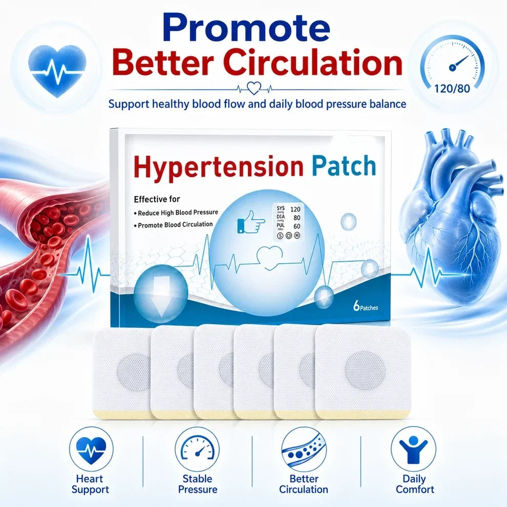 Hypertension Patch for Sudden Illness Protection in Older Adults — Weekly Support for Maintaining Healthy Blood Pressure - TH