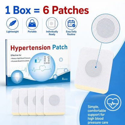Hypertension Patch for Sudden Illness Protection in Older Adults — Weekly Support for Maintaining Healthy Blood Pressure - TH