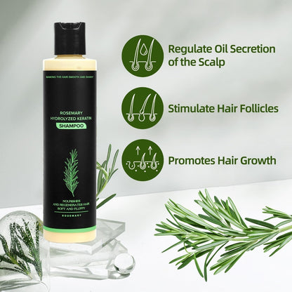 💝2026✨LAST DAY SALE 70% OFF!🏆Organic Rosemary Hair Growth Shampoo