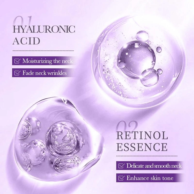 ✨ Roller Massage Cream  — 🧴 Infused with Retinol & Hyaluronic Acid | Firms the Neck, Reduces Wrinkles & Double Chin