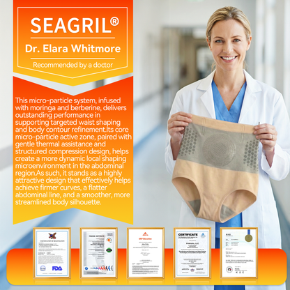 🏆Official Brand Store | SEAGRIL® Moringa & Berberine 4-In-1 Fat-Burn Sculpting Shorts🎁