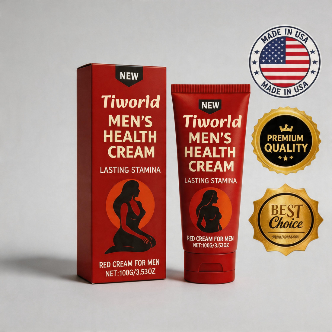 👑Tiworld® Cream for Men | 🔥Increase your penis size by up to 4.5 cm in just 7 days!✅
