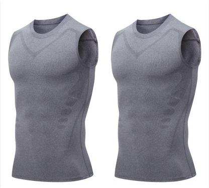 🔥LAST DAY SPECIAL PRICE: 29.9$ ! 💪 Ionic Shaping Vest – Compression & Cooling – Body Contouring & Sleeveless – Invisible Under Clothes 🕶️