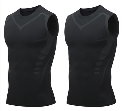 🔥LAST DAY SPECIAL PRICE: 29.9$ ! 💪 Ionic Shaping Vest – Compression & Cooling – Body Contouring & Sleeveless – Invisible Under Clothes 🕶️