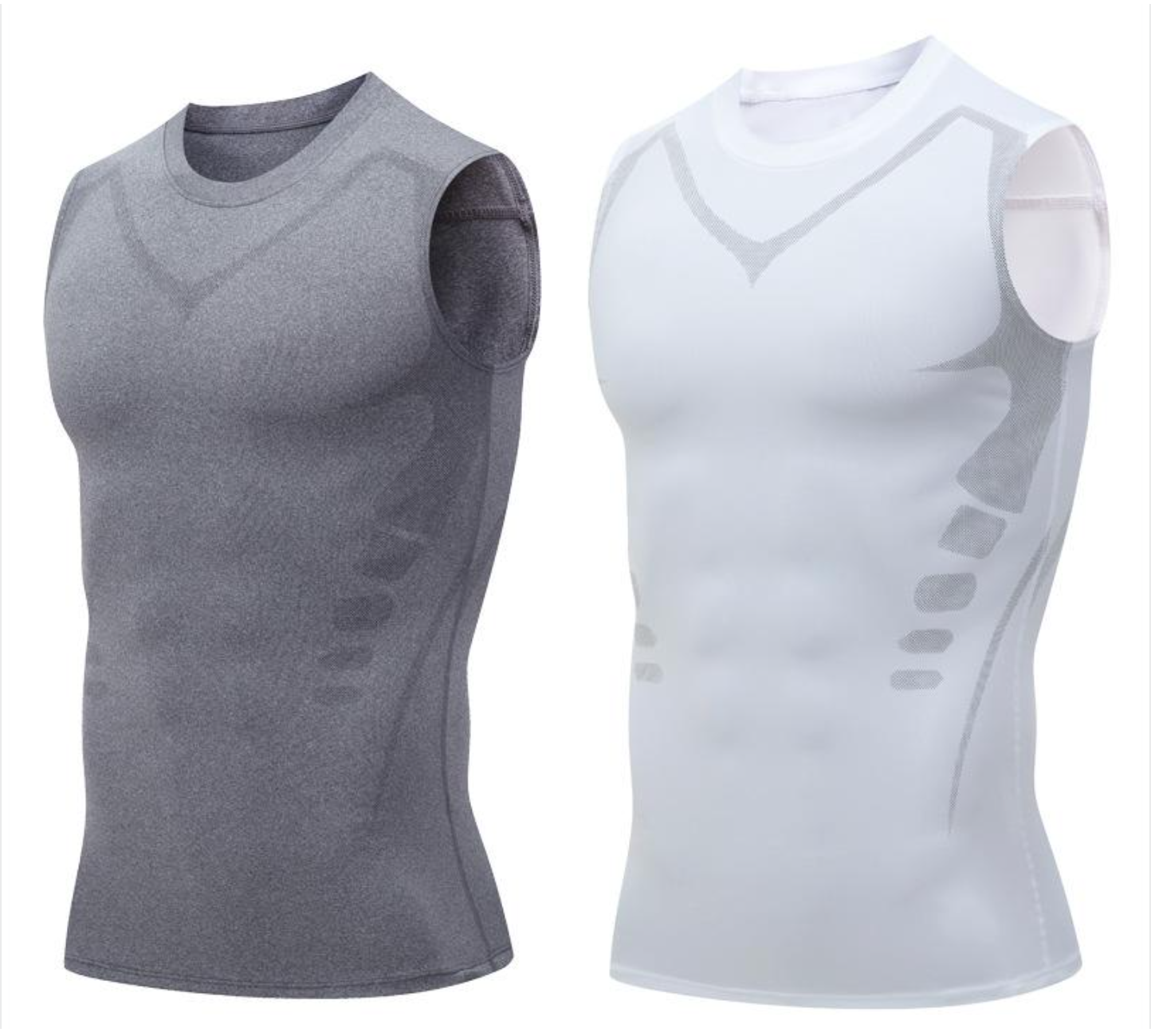 🔥LAST DAY SPECIAL PRICE: 29.9$ ! 💪 Ionic Shaping Vest – Compression & Cooling – Body Contouring & Sleeveless – Invisible Under Clothes 🕶️