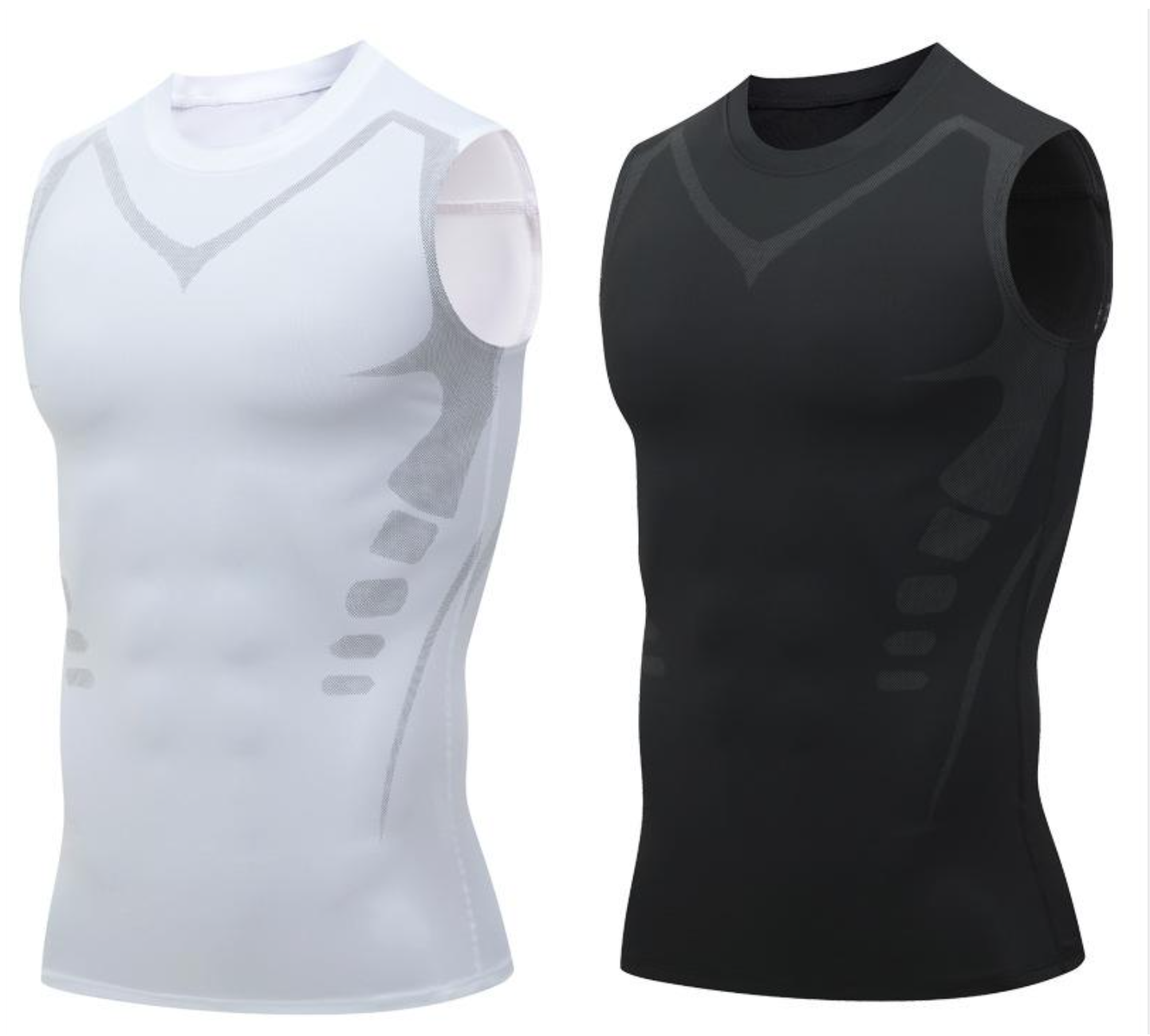 🔥LAST DAY SPECIAL PRICE: 29.9$ ! 💪 Ionic Shaping Vest – Compression & Cooling – Body Contouring & Sleeveless – Invisible Under Clothes 🕶️